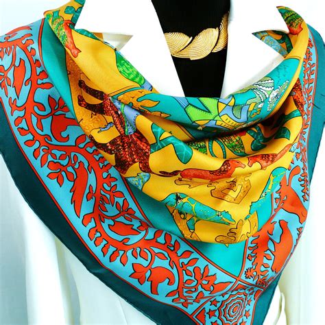 hermes artist scarves|hermes scarf outlet.